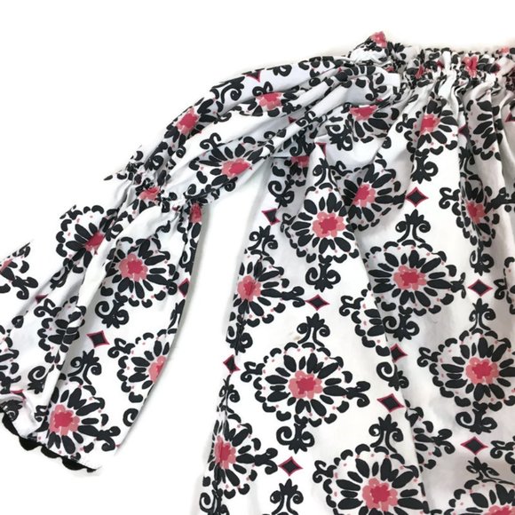 Le' Za Me Girl's Hand Smocked Bishop Sleeve Dress - Picture 3 of 5